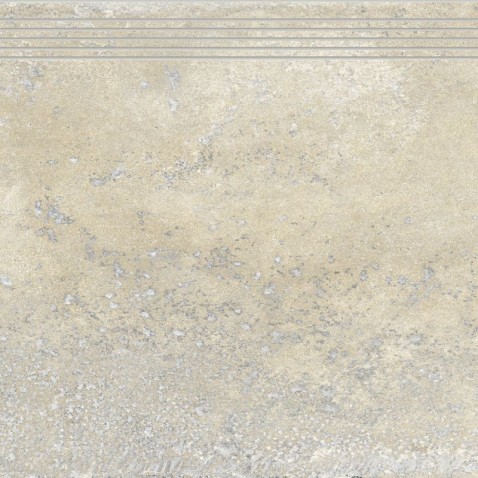 RAKO MIXTONE schodovka DCP62887 nature 60x60 béžovošedá v designu kamenných kvádrů